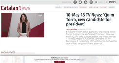 Desktop Screenshot of catalannews.com